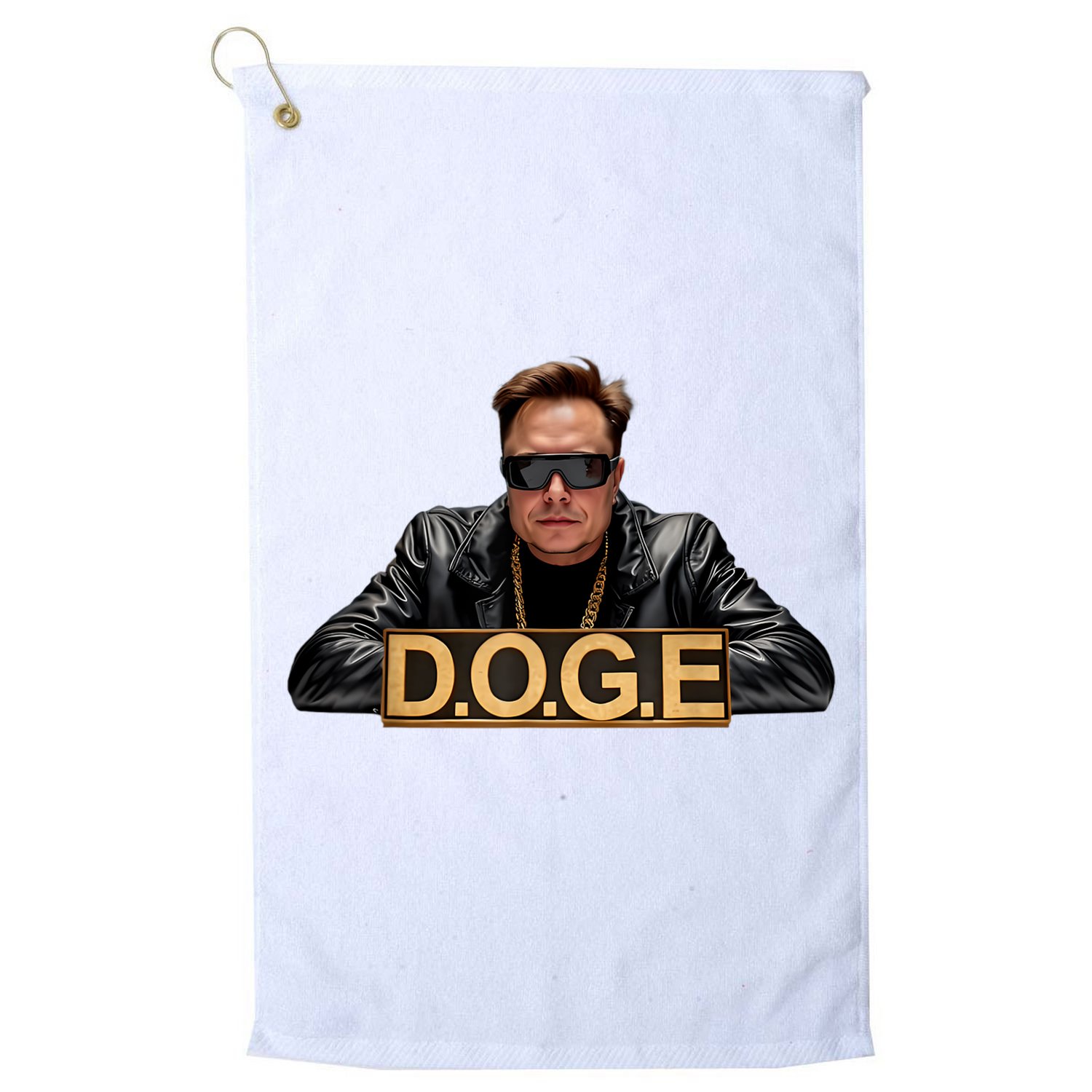 Doge Elon Musk Golf Towel