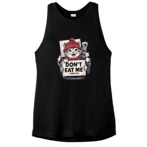 DonT Eat Me Cats For Trump 2024 Funny Election Ladies PosiCharge Tri-Blend Wicking Tank