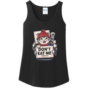 DonT Eat Me Cats For Trump 2024 Funny Election Ladies Essential Tank