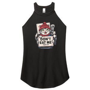 DonT Eat Me Cats For Trump 2024 Funny Election Women's Perfect Tri Rocker Tank