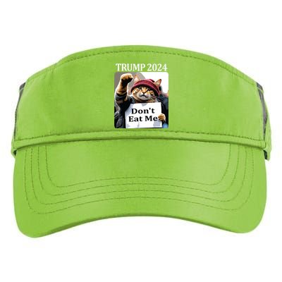 DonT Eat Me Cats For Trump 2024 Adult Drive Performance Visor