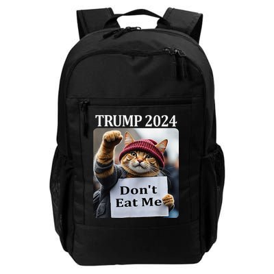 DonT Eat Me Cats For Trump 2024 Backpack