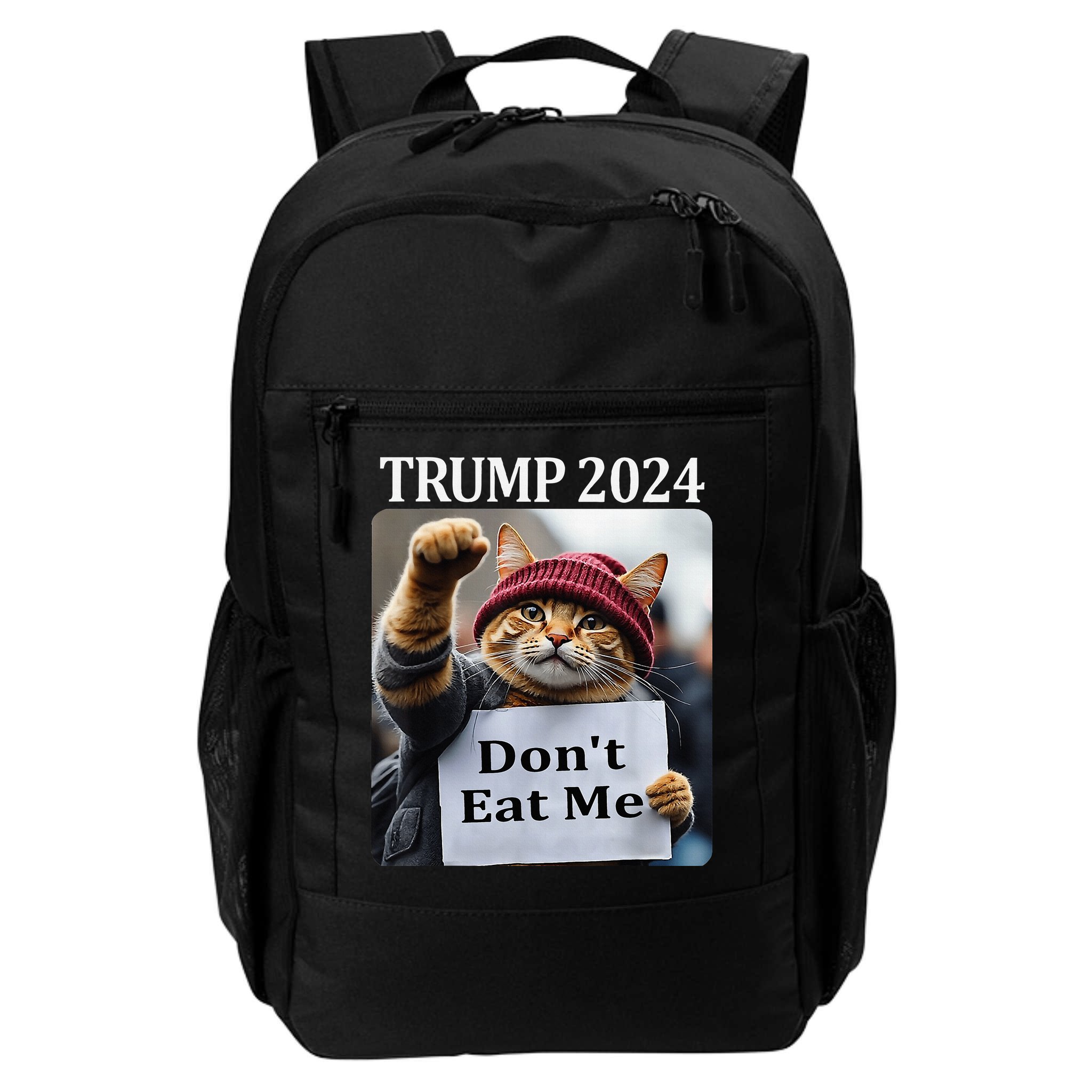 DonT Eat Me Cats For Trump 2024 Backpack
