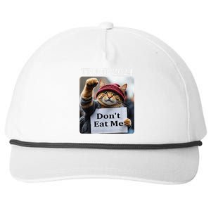 DonT Eat Me Cats For Trump 2024 Snapback Five-Panel Rope Hat