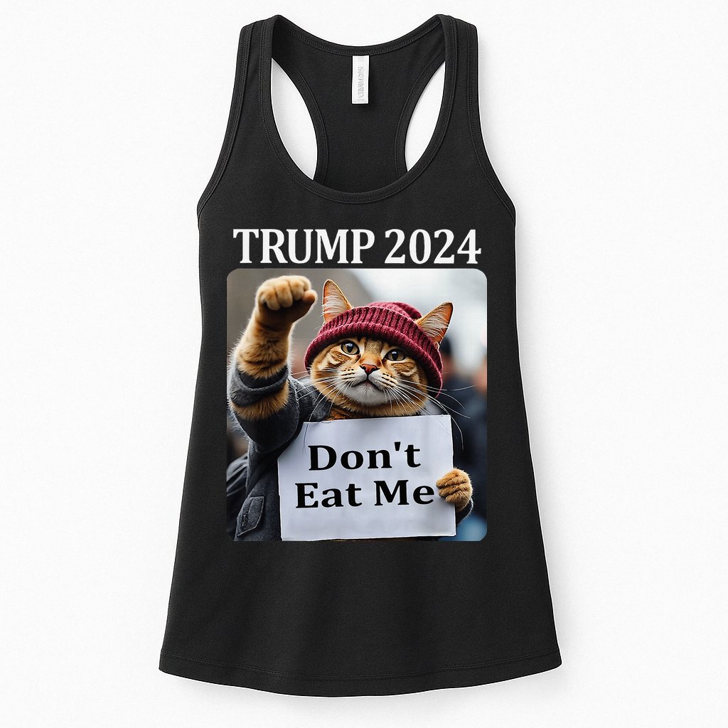 DonT Eat Me Cats For Trump 2024 Womens Tank Top