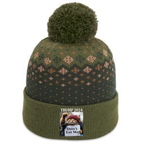 DonT Eat Me Cats For Trump 2024 The Baniff Cuffed Pom Beanie