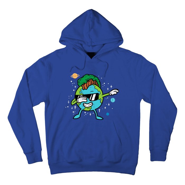 Dabbing Earth Mohawk Trees Earth Day Dance Gift Hoodie