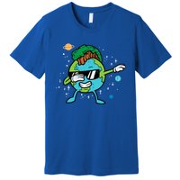 Dabbing Earth Mohawk Trees Earth Day Dance Gift Premium T-Shirt