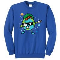 Dabbing Earth Mohawk Trees Earth Day Dance Gift Tall Sweatshirt