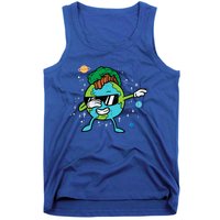 Dabbing Earth Mohawk Trees Earth Day Dance Gift Tank Top