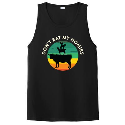 Dont Eat My Homies Vegan Vegetarian Quote Saying Meme PosiCharge Competitor Tank