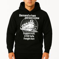 Demand A Two Person Crew Trains Hoodie
