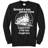 Demand A Two Person Crew Trains Sweatshirt