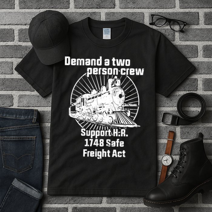 Demand A Two Person Crew Trains Tall T-Shirt