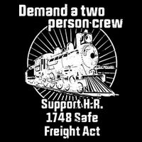 Demand A Two Person Crew Trains Tall T-Shirt