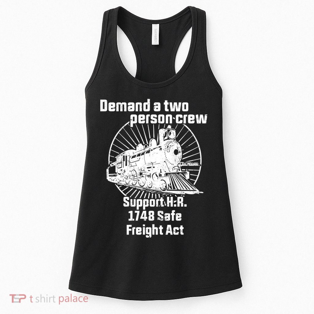 Demand A Two Person Crew Trains Womens Tank Top
