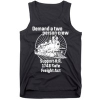 Demand A Two Person Crew Trains Tank Top