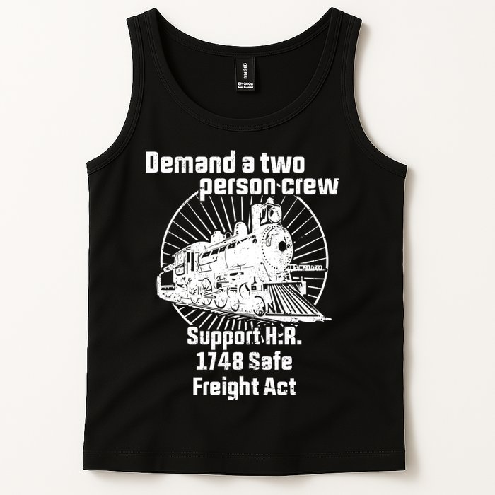 Demand A Two Person Crew Trains Tank Top