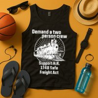Demand A Two Person Crew Trains Tank Top