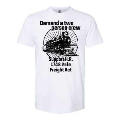 Demand A Two Person Crew Trains Softstyle® CVC T-Shirt