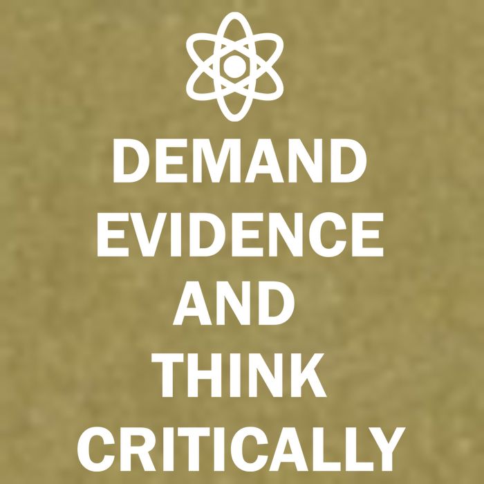 Demand Evidence And Think Critically Garment-Dyed Women's Muscle Tee