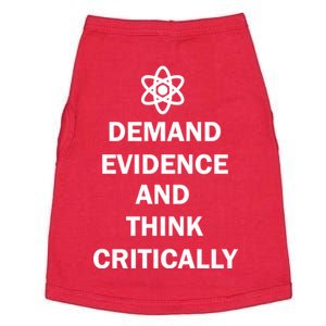 Demand Evidence And Think Critically Doggie Tank