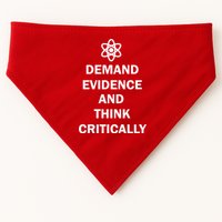 Demand Evidence And Think Critically USA-Made Doggie Bandana