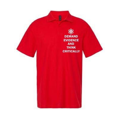 Demand Evidence And Think Critically Softstyle Adult Sport Polo