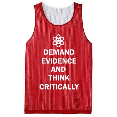 Demand Evidence And Think Critically Mesh Reversible Basketball Jersey Tank