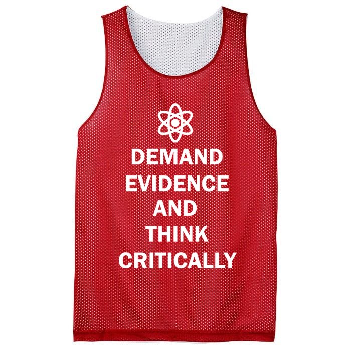 Demand Evidence And Think Critically Mesh Reversible Basketball Jersey Tank