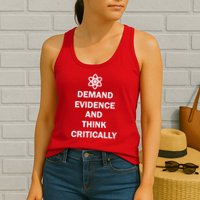 Demand Evidence And Think Critically Womens Tank Top