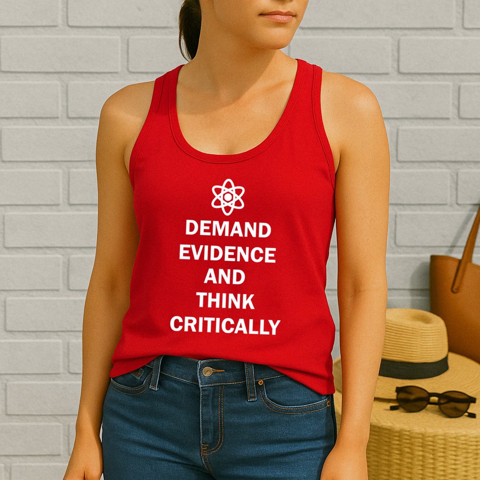 Demand Evidence And Think Critically Womens Tank Top