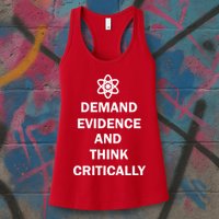 Demand Evidence And Think Critically Womens Tank Top