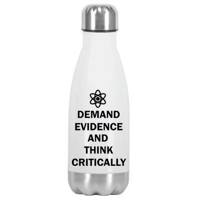 Demand Evidence And Think Critically Stainless Steel Insulated Water Bottle