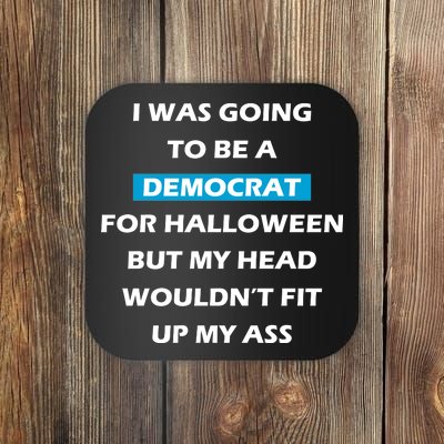 Democrat For Halloween Coaster