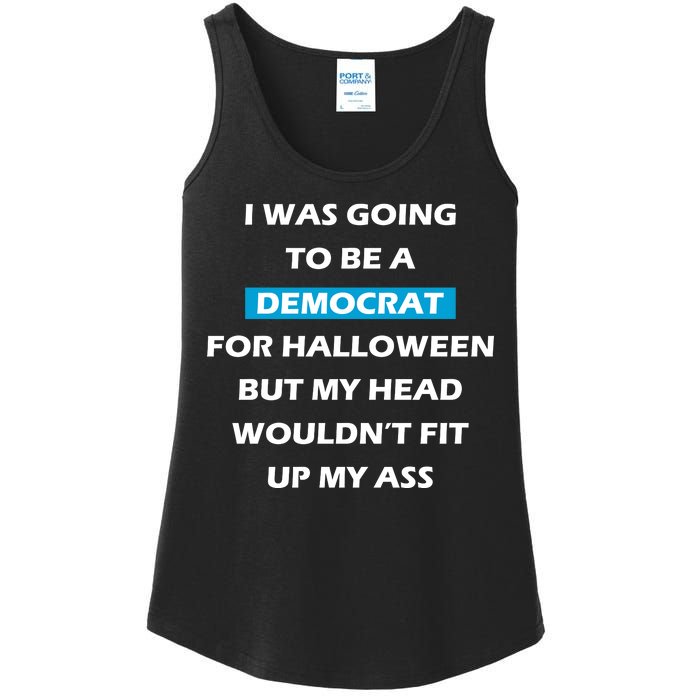 Democrat For Halloween Ladies Essential Tank