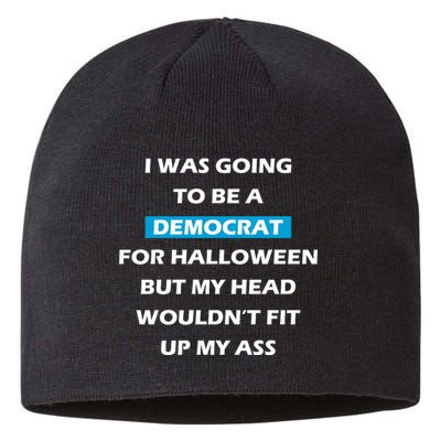 Democrat For Halloween Sustainable Beanie