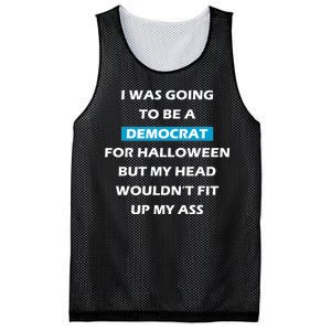 Democrat For Halloween Mesh Reversible Basketball Jersey Tank