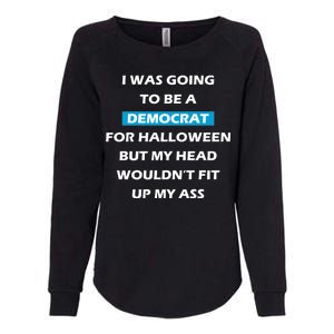 Democrat For Halloween Womens California Wash Sweatshirt