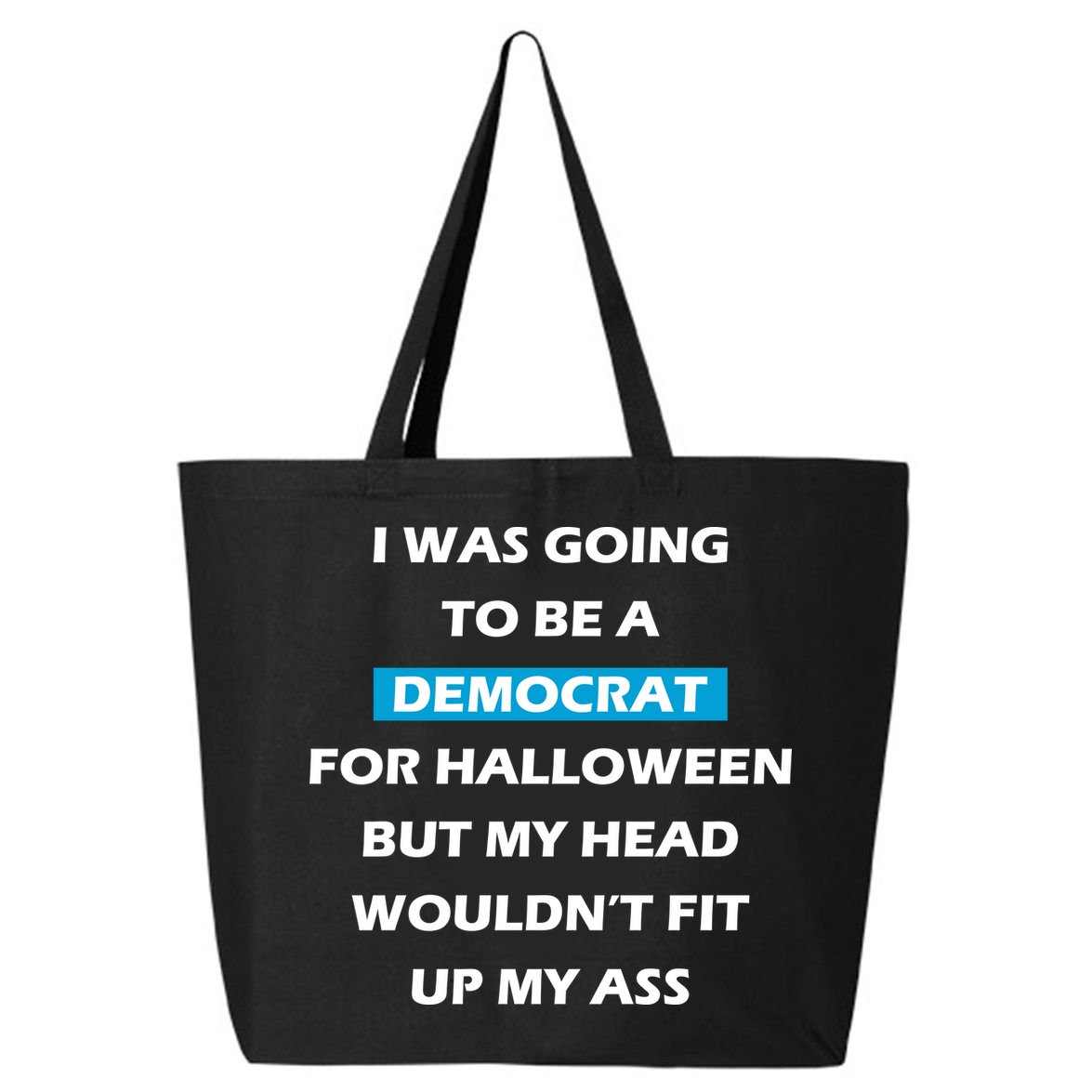 Democrat For Halloween 25L Jumbo Tote