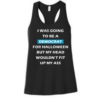 Democrat For Halloween Women's Racerback Tank