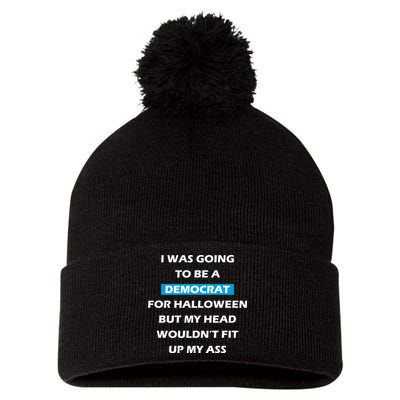 Democrat For Halloween Pom Pom 12in Knit Beanie