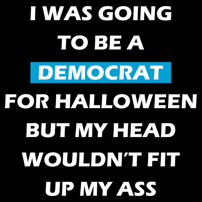 Democrat For Halloween Tie-Dye T-Shirt