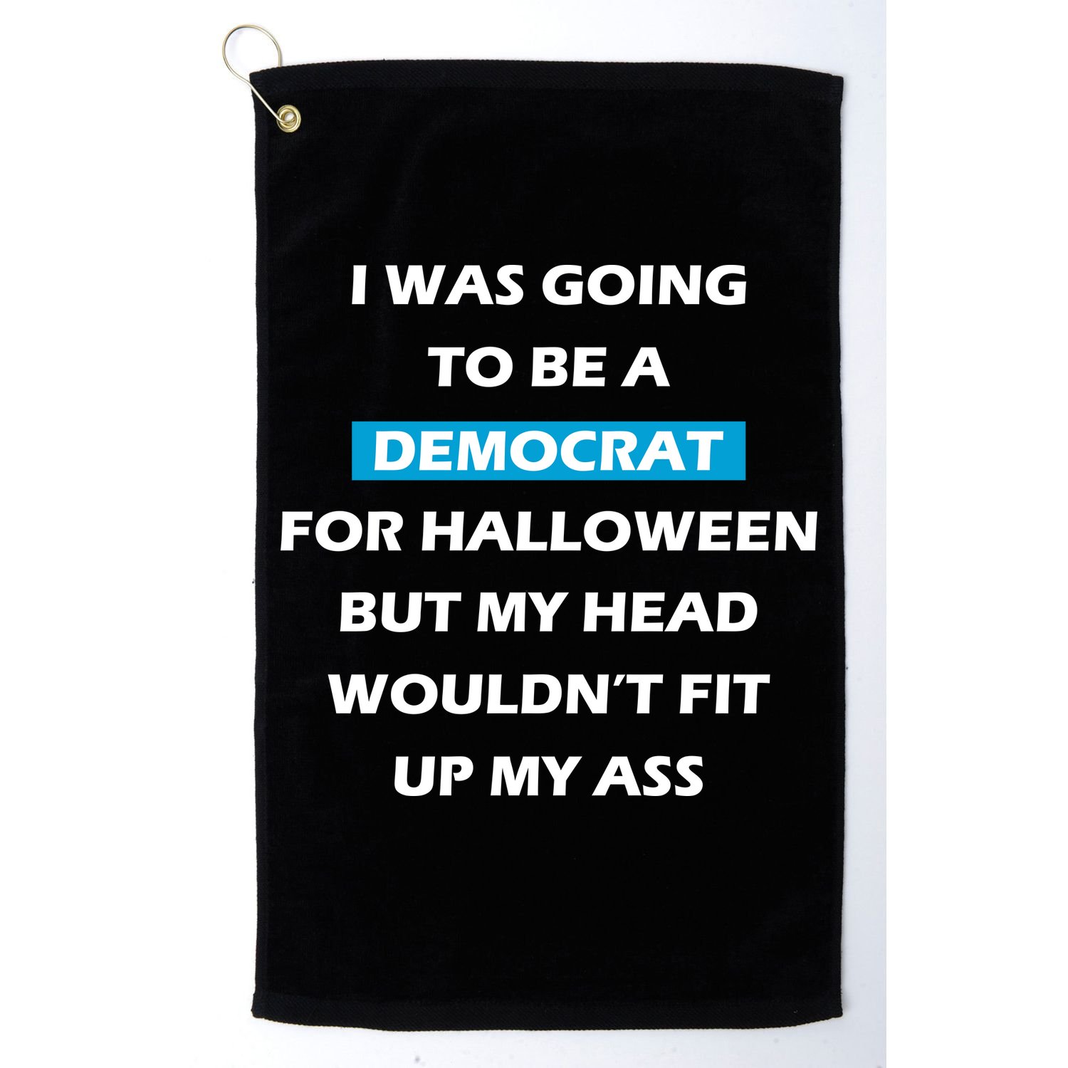 Democrat For Halloween Golf Towel