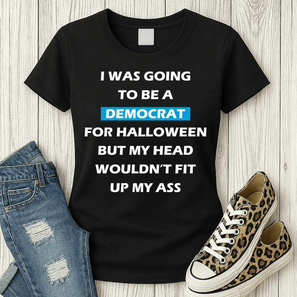 Democrat For Halloween Womens T-Shirt