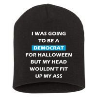 Democrat For Halloween Short Acrylic Beanie