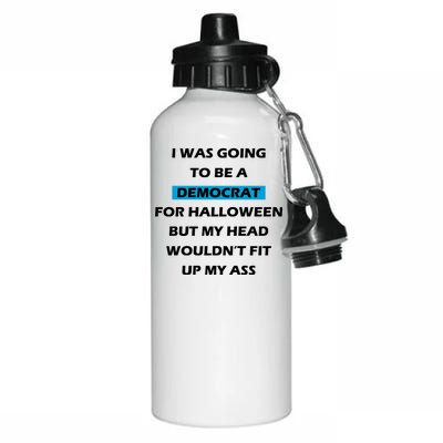 Democrat For Halloween Aluminum Water Bottle