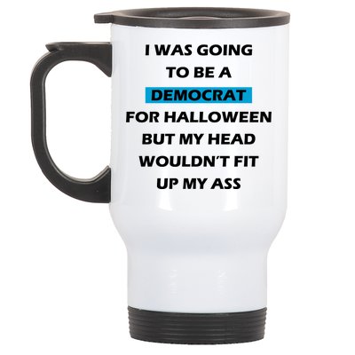 Democrat For Halloween Stainless Steel Travel Mug