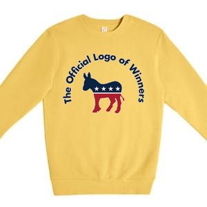 Democratic Party The Official Logo of Winners Premium Crewneck Sweatshirt