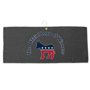 Democratic Party The Official Logo of Winners Large Microfiber Waffle Golf Towel